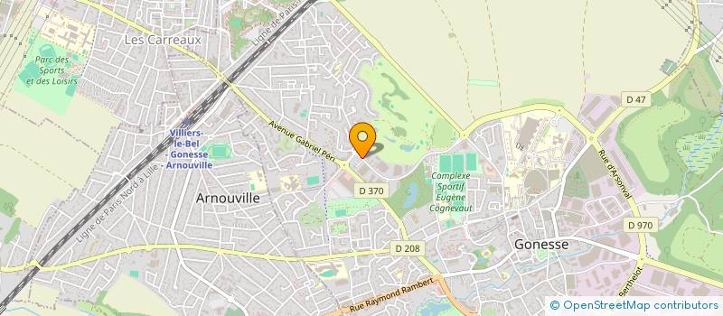 localisation de l'entreprise AGIRS ASSIST GEST INGENIERIE REALIS SCE  GONESSE