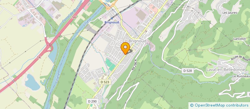 localisation de l'entreprise AGIS  VILLARD-BONNOT