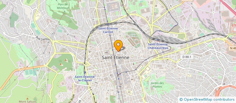 localisation de l'entreprise AGIS ASSO GESTION PALAIS SPORT à SAINT-ETIENNE