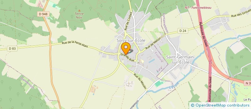 localisation de l'entreprise AGIS FAUNE  SOISY-SUR-ECOLE