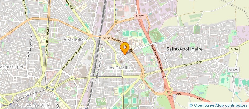 localisation de l'entreprise AGISSONS CONTRE LES DISCRIMINATIONS  DIJON