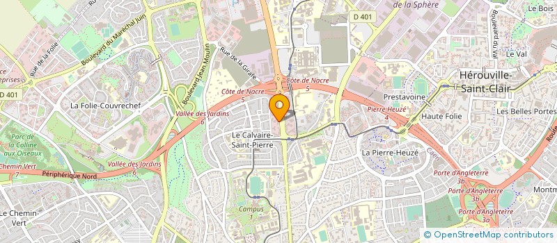 localisation de l'entreprise AGIT à CAEN