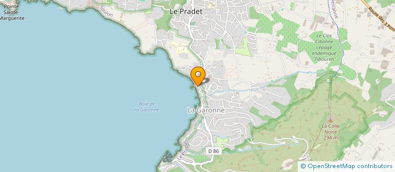 localisation de l'entreprise AGIT INVEST  LE PRADET