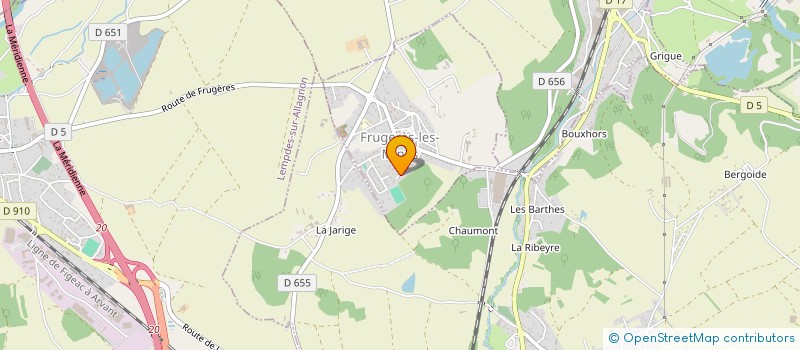 localisation de l'entreprise AGITAFORM YSSINGEAUX  FRUGERES-LES-MINES