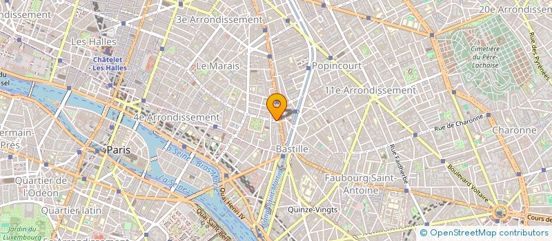 localisation de l'entreprise AGITATEURS GRAPHIQUES  PARIS