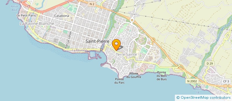 localisation de l'entreprise AGITATIONS TROPICALES à SAINT-PIERRE