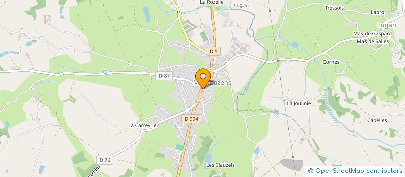 localisation de l'entreprise AGITATO  MONTBAZENS