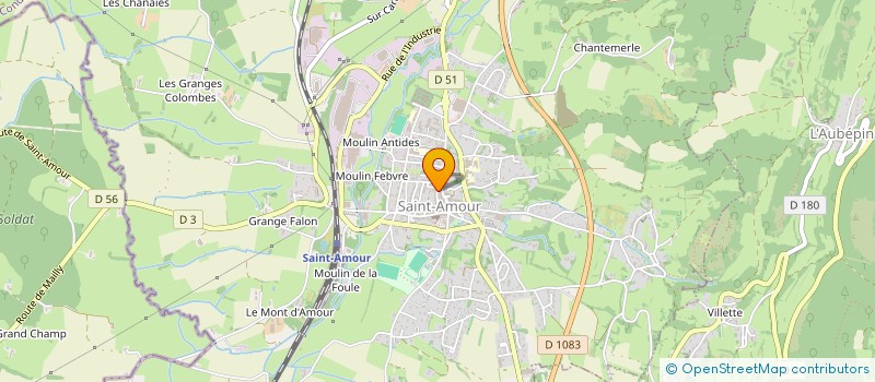 localisation de l'entreprise AGITAU  SAINT-AMOUR