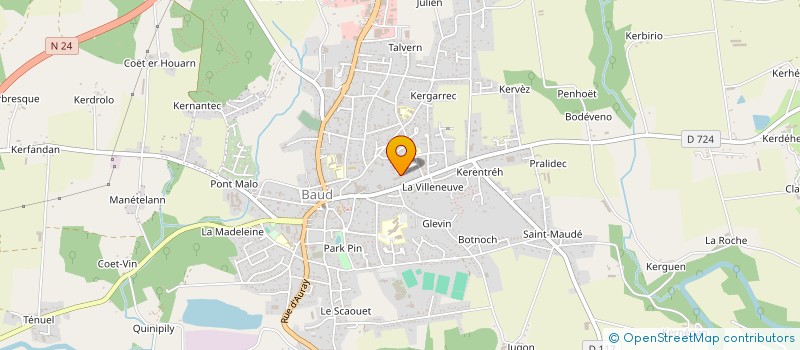localisation de l'entreprise AGITHERM à BAUD