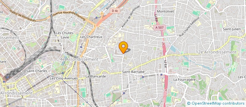 localisation de l'entreprise AGITIS MASSILIA à MARSEILLE