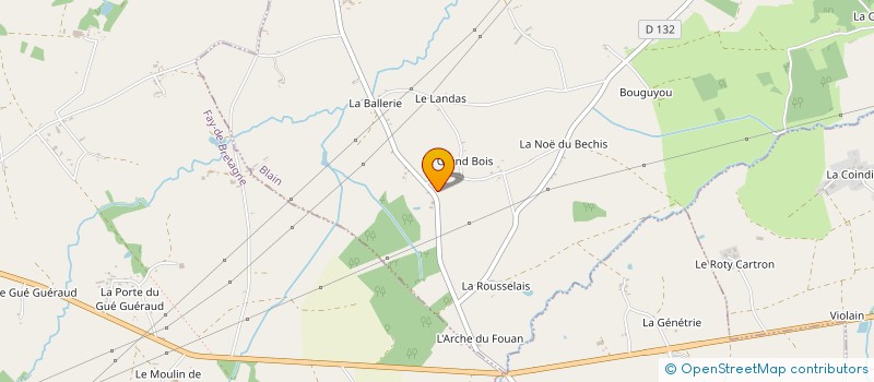 localisation de l'entreprise AGIUS MACONNERIE, ENTREPRISE GENERALE DE BATIMENT  BLAIN