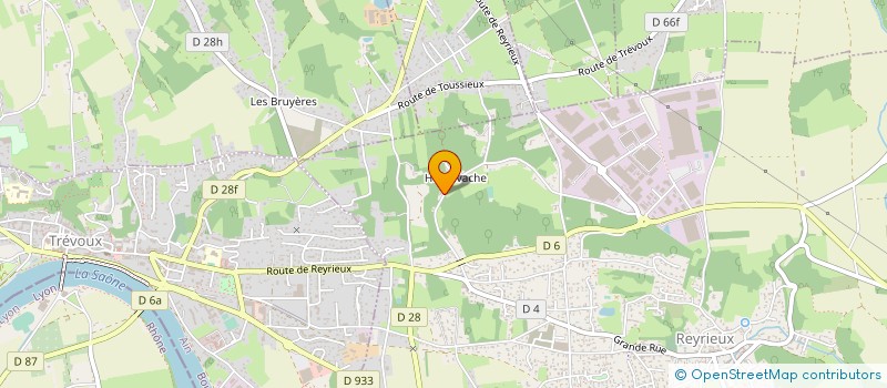 localisation de l'entreprise AGIVAL SARL à REYRIEUX