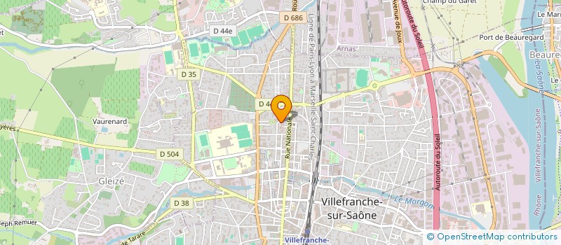 localisation de l'entreprise AGIVR SIEGE SOCIAL  VILLEFRANCHE-SUR-SAONE