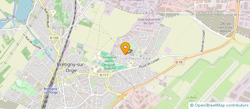 localisation de l'entreprise AGJ à BRETIGNY SUR ORGE