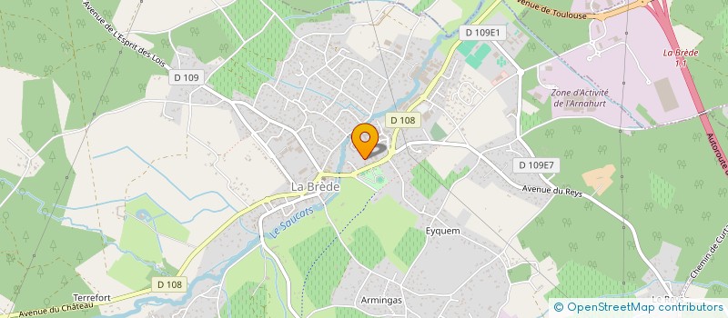 localisation de l'entreprise AGJP 2 IMMO  LA BREDE