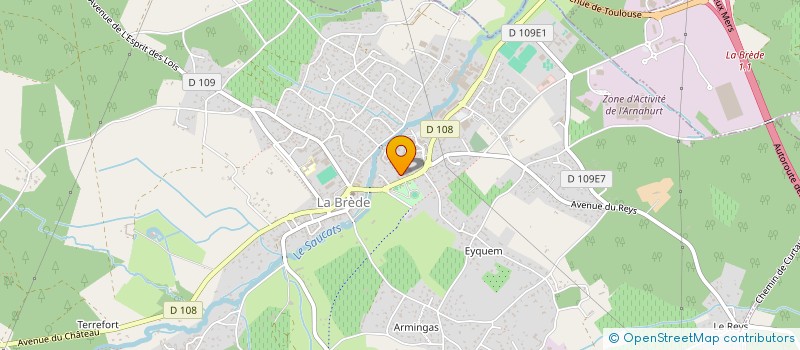 localisation de l'entreprise AGJP 3 IMMO  LA BREDE