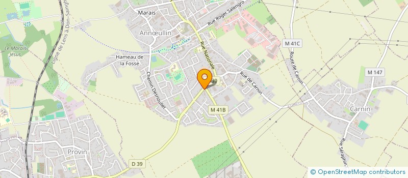 localisation de l'entreprise AGJU  ANNOEULLIN