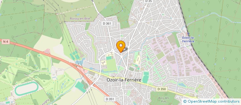 localisation de l'entreprise AGK  OZOIR-LA-FERRIERE