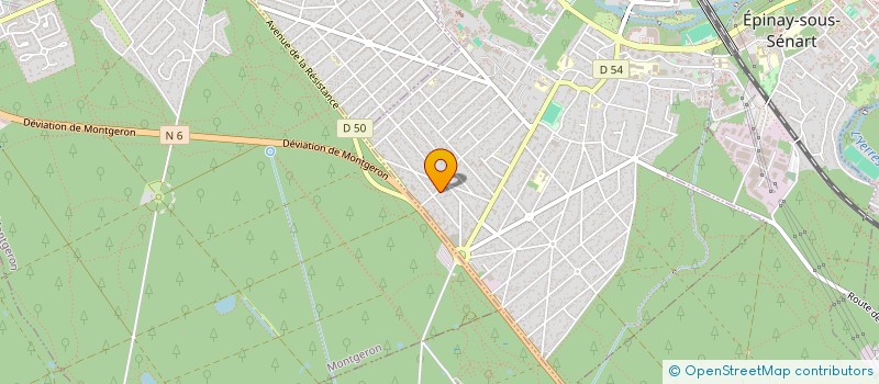 localisation de l'entreprise AGK GESTION & SERVICES  BRUNOY