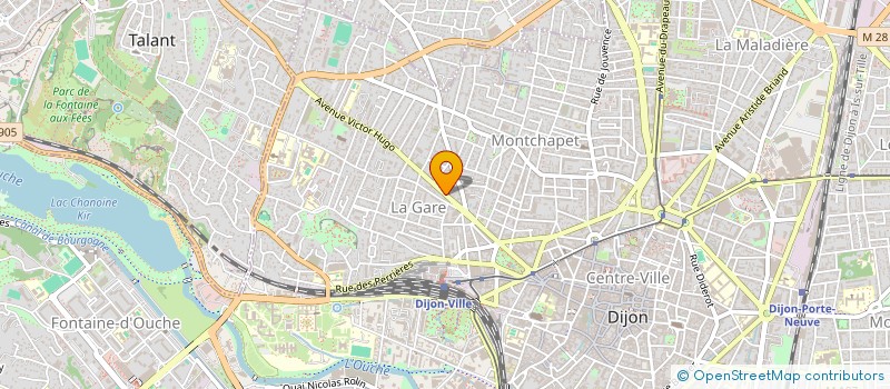 localisation de l'entreprise AGK PLOMBERIE CHAUFFAGE  DIJON