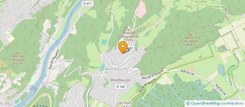 localisation de l'entreprise AGL 1 BATIGRO à MONTFAUCON