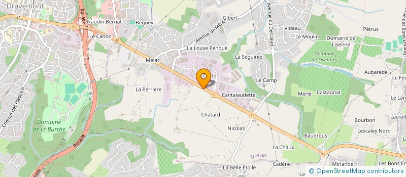 localisation de l'entreprise AGL  TRESSES