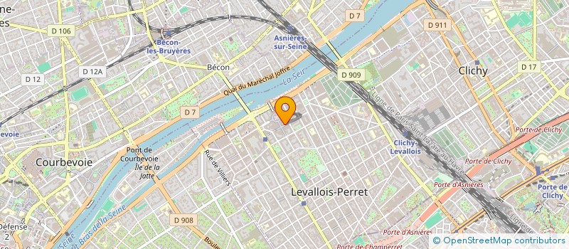 localisation de l'entreprise AGL à LEVALLOIS-PERRET