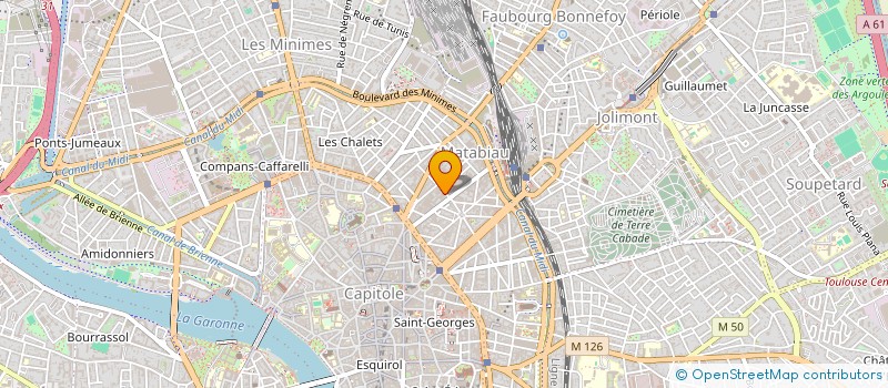 localisation de l'entreprise AGL CIMADE  TOULOUSE