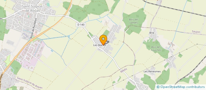 localisation de l'entreprise AGL CONSTRUCTION  SAINT-SULPICE-DE-ROYAN