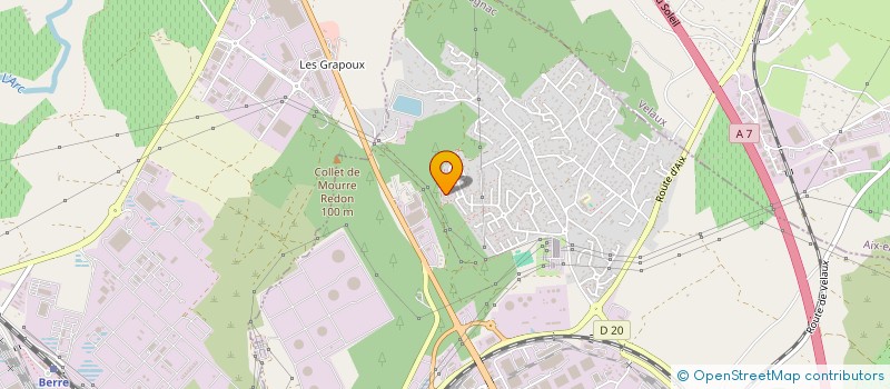 localisation de l'entreprise AGL CONVOYAGE à ROGNAC