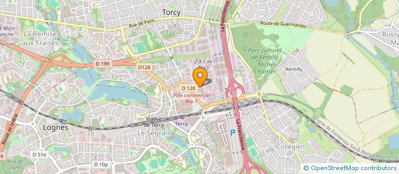 localisation de l'entreprise AGL CROISSANCE  TORCY