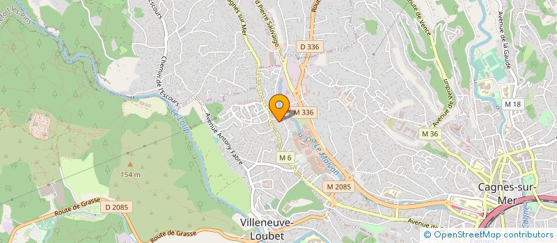 localisation de l'entreprise AGL HOLDING INVEST à CAGNES-SUR-MER