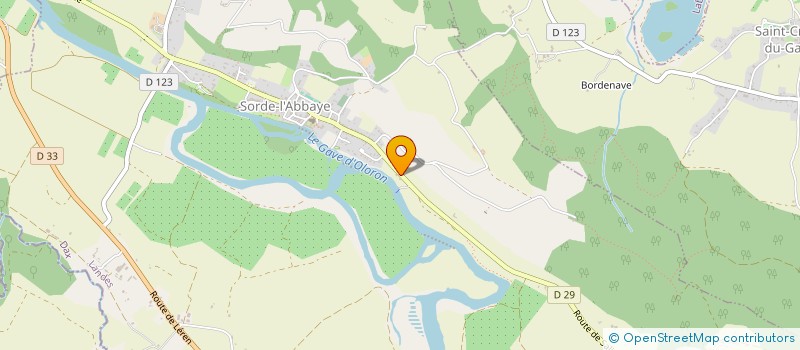 localisation de l'entreprise AGL RENOVATION  SORDE-L'ABBAYE