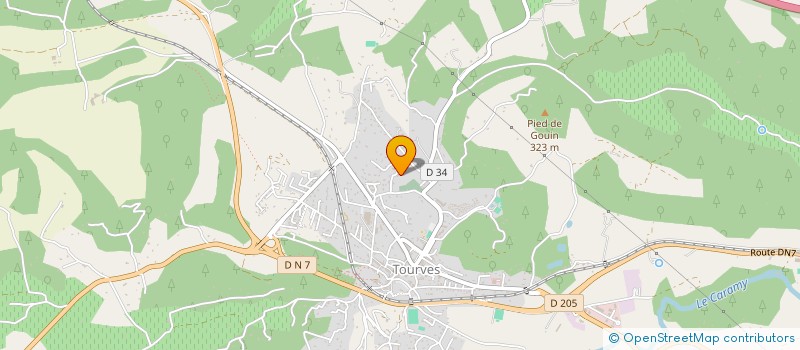 localisation de l'entreprise AGL TAXIS  TOURVES