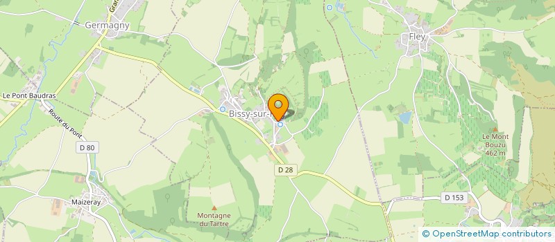 localisation de l'entreprise AGLAE  BISSY-SUR-FLEY