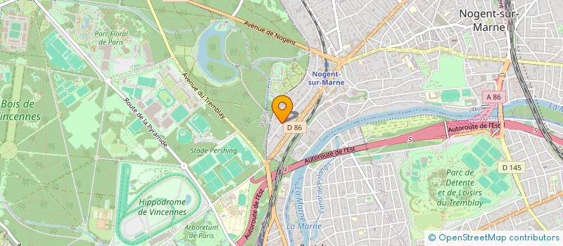 localisation de l'entreprise AGLAE  NOGENT-SUR-MARNE