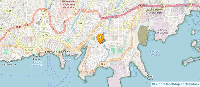 localisation de l'entreprise AGLAE MARTINIQUE BATIMENT SERVICES  FORT-DE-FRANCE