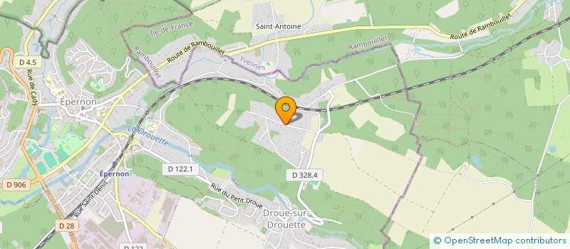 localisation de l'entreprise AGLG à DROUE-SUR-DROUETTE