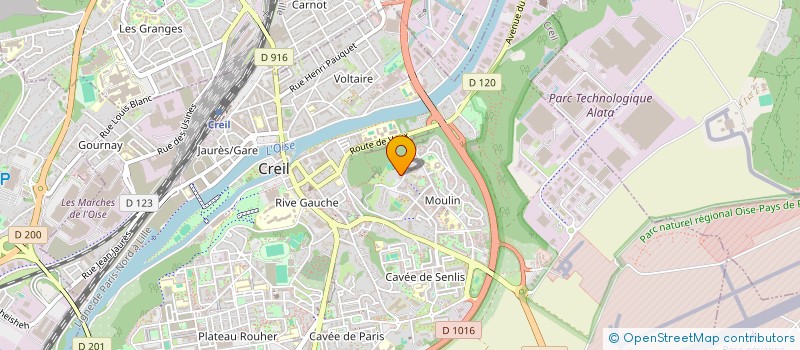 localisation de l'entreprise AGLI FARM  CREIL