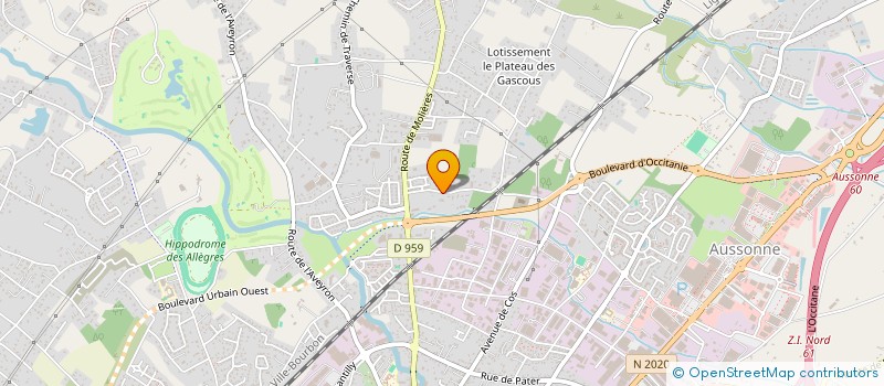 localisation de l'entreprise AGLJ DES CAPUCINES  MONTAUBAN