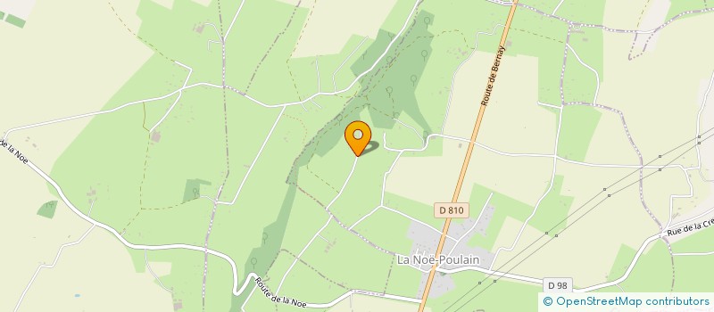 localisation de l'entreprise AGLK 14  LA NOE-POULAIN