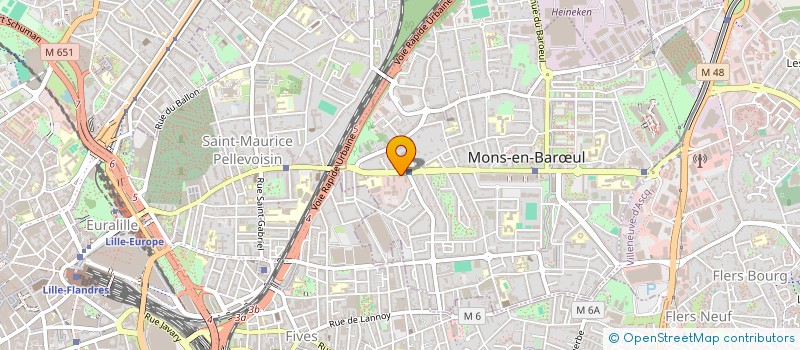 localisation de l'entreprise AGLM IMMO  MONS-EN-BARUL