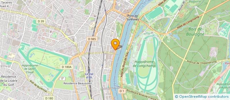 localisation de l'entreprise AGLO DEVELOPPEMENT à SURESNES