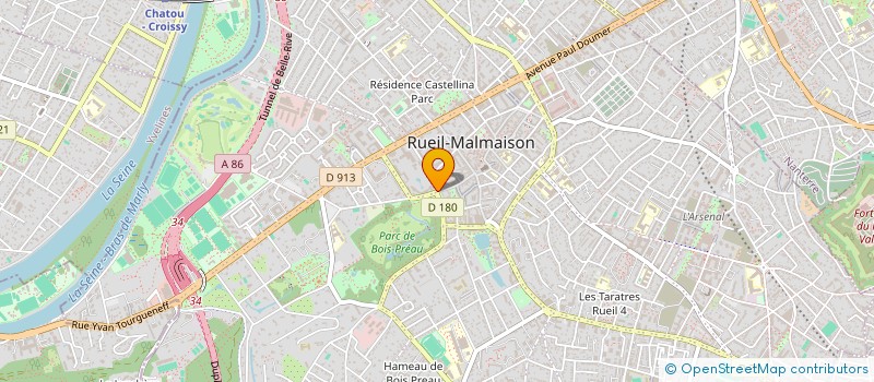 localisation de l'entreprise AGLORIA HOLDING à RUEIL-MALMAISON