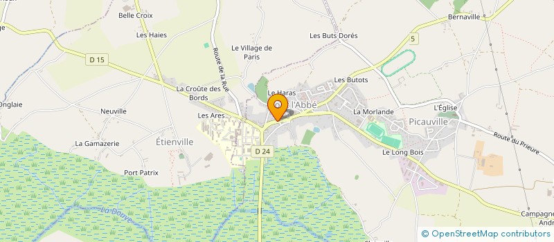 localisation de l'entreprise AGLOUMARKET  PICAUVILLE