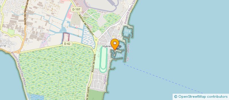 localisation de l'entreprise AGLS  HYERES