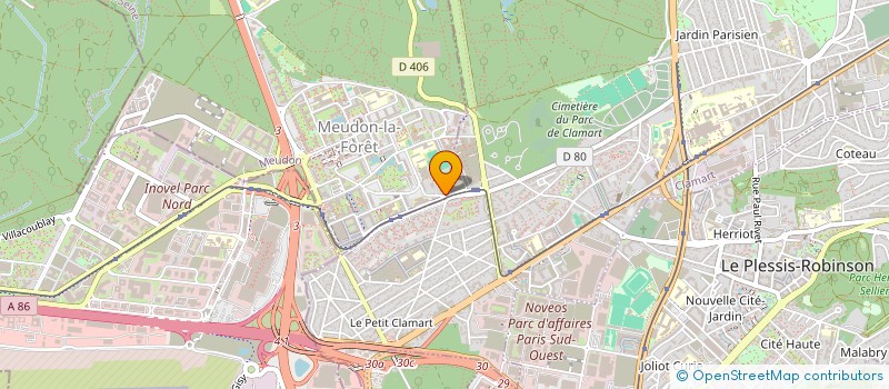 localisation de l'entreprise AGLS à MEUDON