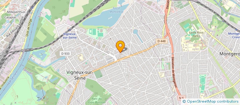 localisation de l'entreprise AGLS CONCEPT à VIGNEUX-SUR-SEINE