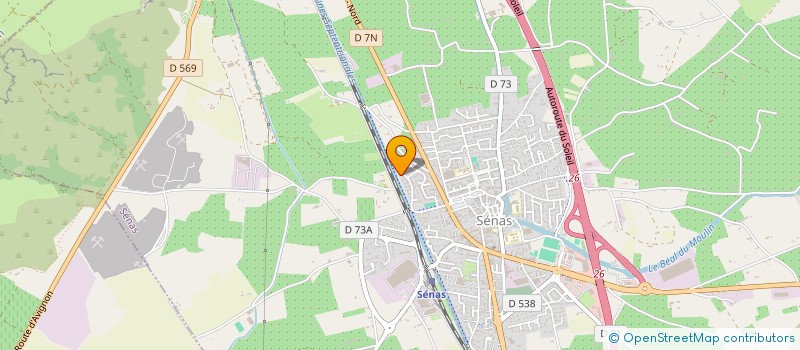 localisation de l'entreprise AGLT  SENAS