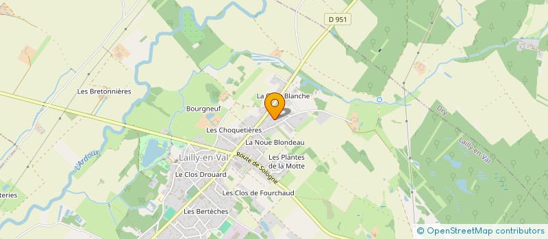 localisation de l'entreprise AGLT-AUTOMATION à LAILLY-EN-VAL